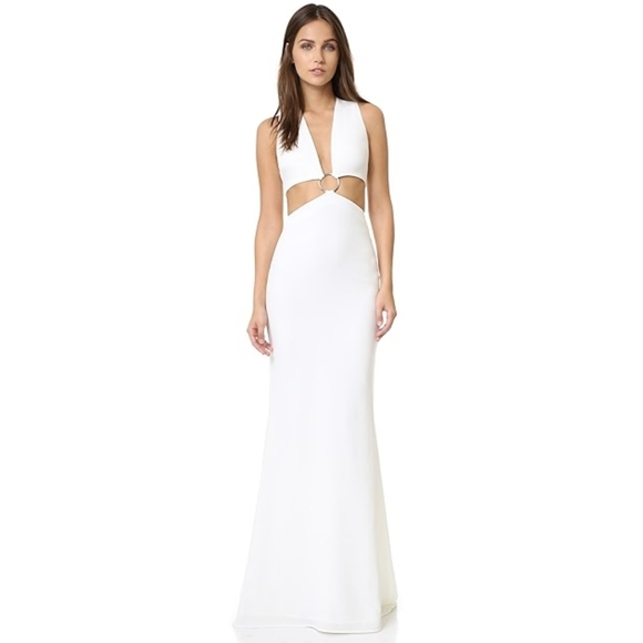 Cinq a Sept Everest Gown in Ivory - Picture 1 of 10